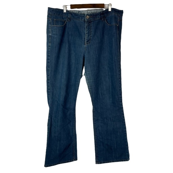 Calvin Klein Plus Shape Flared Leg Jeans 20W - Picture 1 of 5